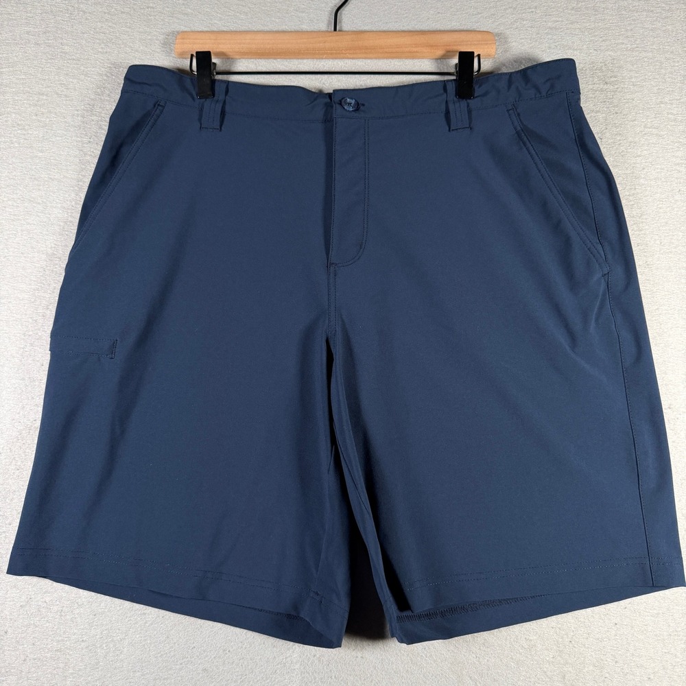 Columbia PFG Blood and Guts III Navy Blue Fishing Shorts Mens 38 FM4602
